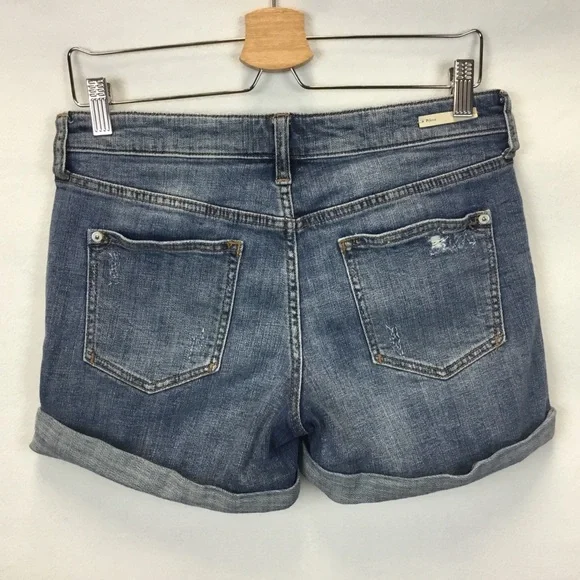 Anthropologie Pilcro and the Letterpress Slim Boyfriend Denim Shorts Size 27 - Picture 2 of 11